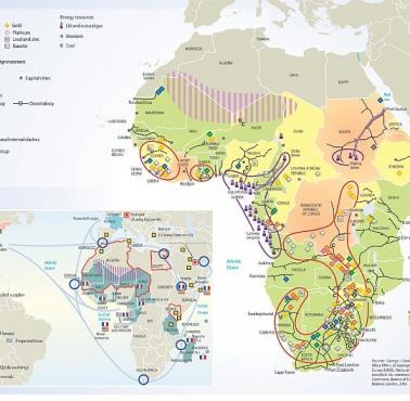 Zasoby surowcowe Afryki Subsaharyjskiej, koniec 2000 roku
