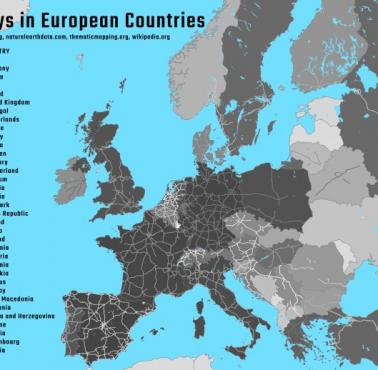 Autostrady w krajach europejskich
