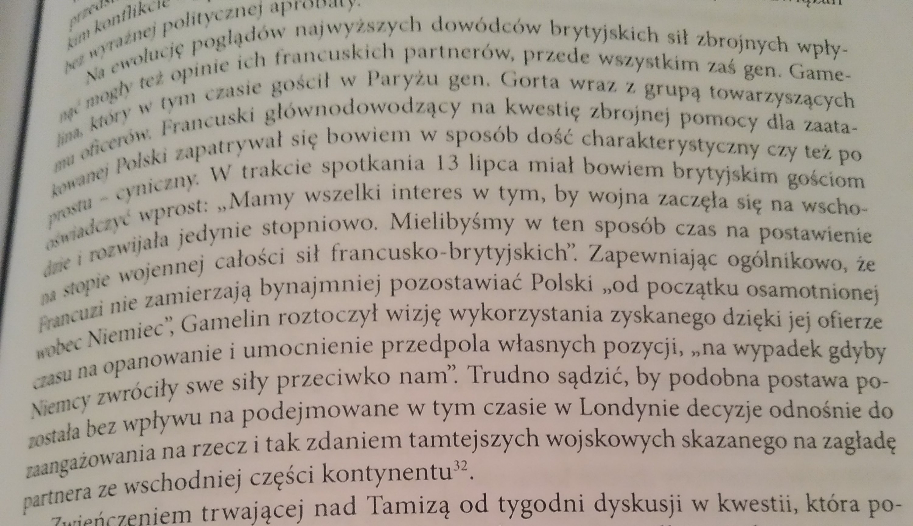 Dowódca wojsk francuskich generał Gamelin pisał przed wrześniem 39