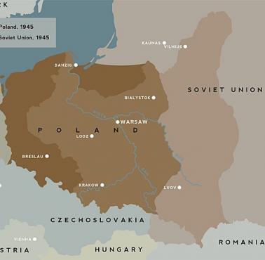 Zmiany granic Polski po II wojnie światowej