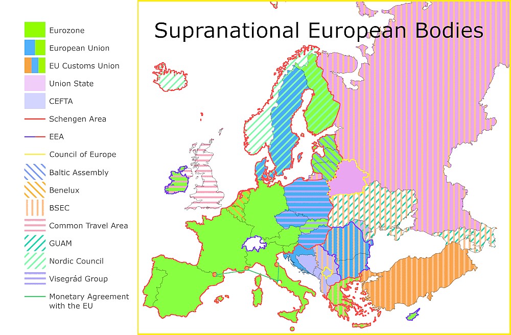 Ponadnarodowe organizacja europejskie