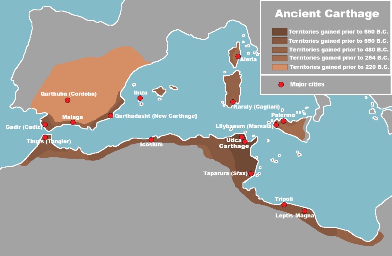 Starożytna Kartagina, 650-250 rok p.n.e.