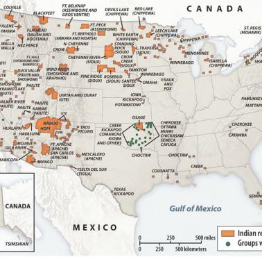 Indiańskie rezerwaty w USA