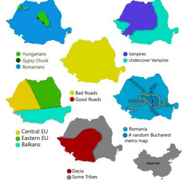 6 sposobów na podzielenie Rumunii