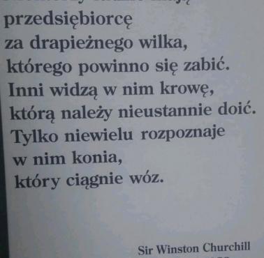 Winston Churchill o przedsiębiorcach