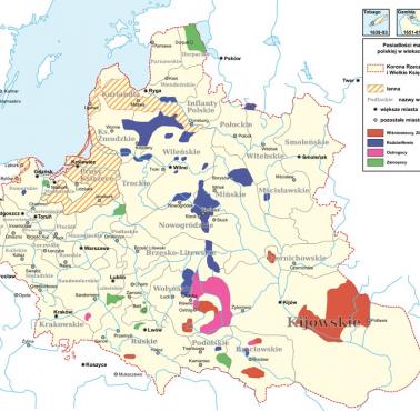 Ziemie i rody magnackie na ziemiach Wielkiego Księstwa Litewskiego i Królestwa Polskiego (I RP)