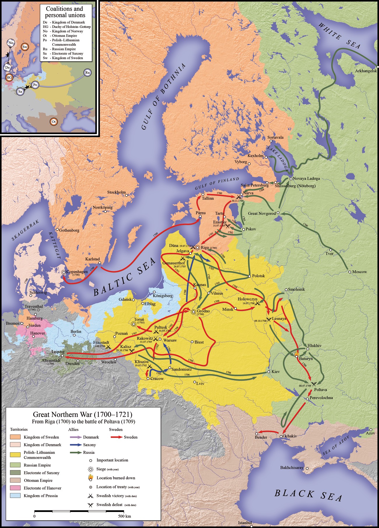 III wojna północna Karola XII w latach 1700–1721