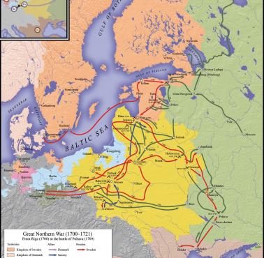 III wojna północna Karola XII w latach 1700–1721