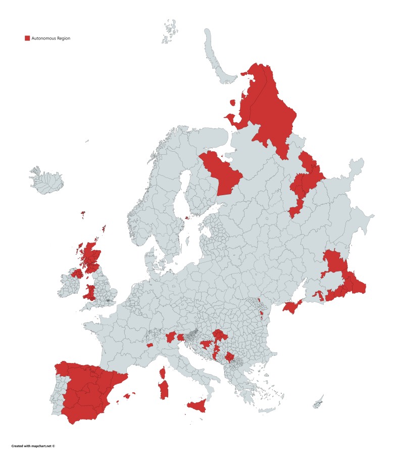 Autonomiczne regiony Europy