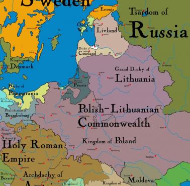 Europa Wschodnia w 1580 roku