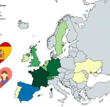 Obywatele hiszpańscy w Europie
