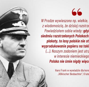 4 V 1945 por. wywiadu wojskowego USA Walter Stein aresztował Hansa Franka, b. generalnego gubernatora okupowanych ziem polskich