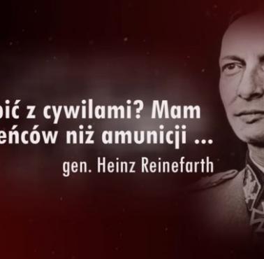 Heinz Reinefarth–niemiecki zbrodniarz, odpowiedzialny za liczne mordy podczas Powstania Warszawskiego