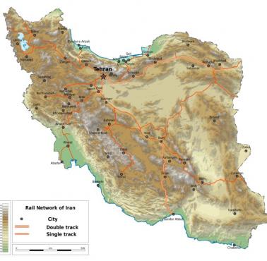 Sieć kolejowa Iranu