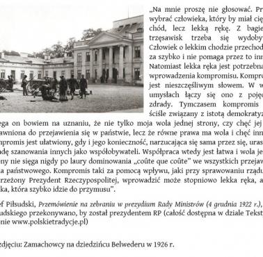 Józef Piłsudski o kompromisach