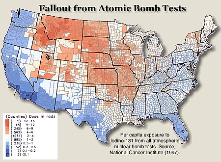 Opad radioaktywny w USA