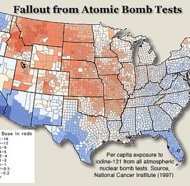 Opad radioaktywny w USA