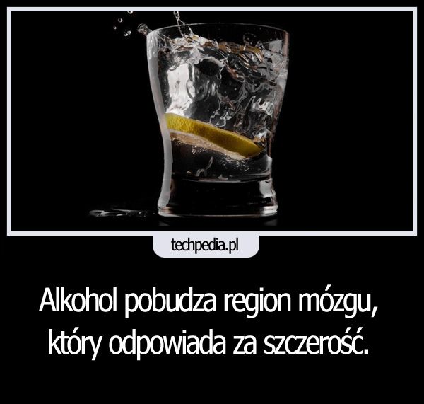 Alkohol pobudza region mózgu, który odpowiada ....