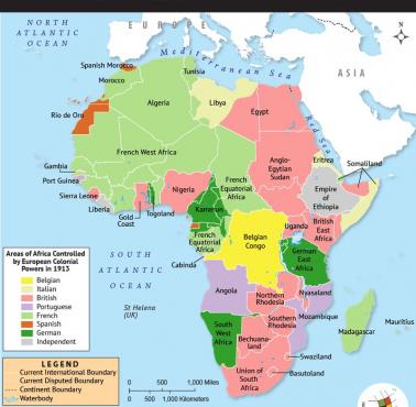 Kolonizacja Afryki, 1913