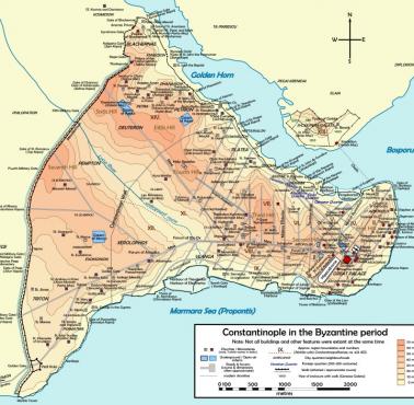 Konstantynopol w Cesarstwie Bizantyjskim w latach 395–1453 n.e.