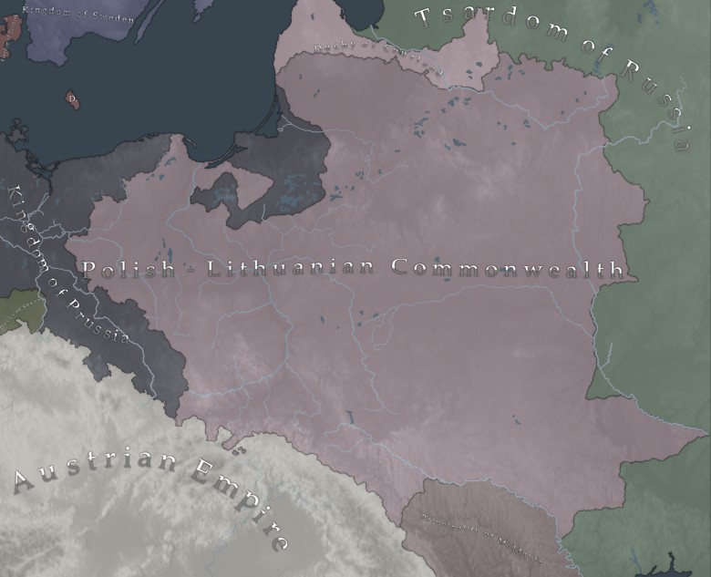 I RP (Unia Polski i Litwy) w 1770 roku