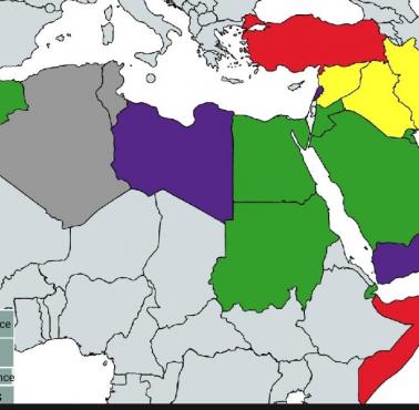 Wpływy arabskie, irańskie i tureckiej na Bliskich Wschodzie