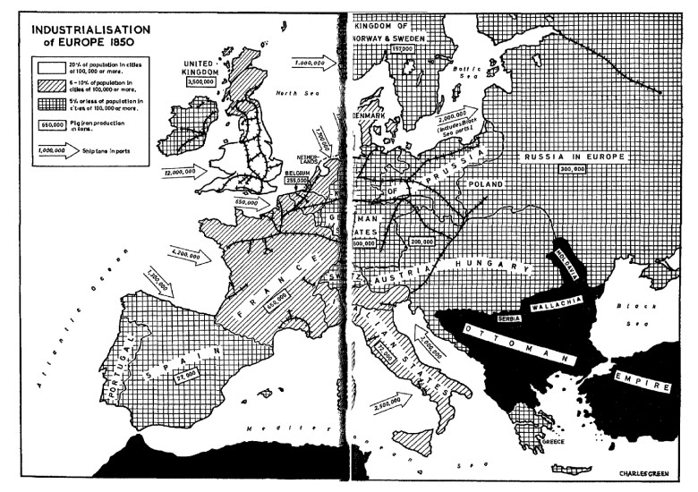 Uprzemysłowienie Europy 1850 z epoki rewolucji, Eric Hobsbawm