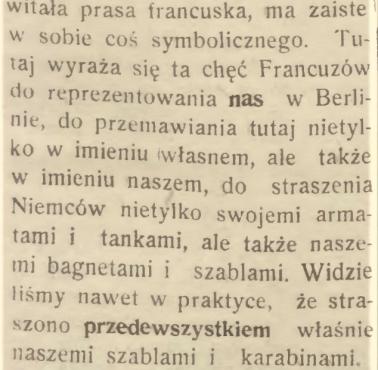 Cat-Mackiewicz o reakcji prasy francuskiej na odprężenie stosunków polsko-niemieckich ("Słowo", 1934)