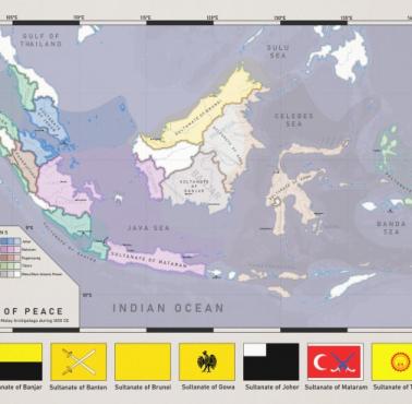 Islamskie sułtanaty na Półwyspie Malajskim w 1650 roku