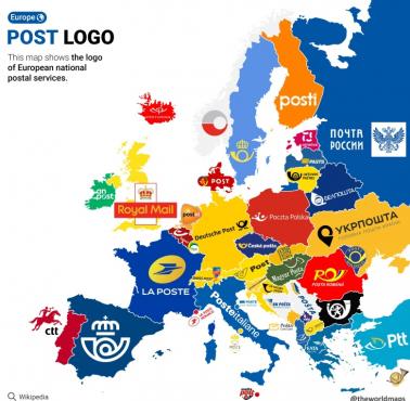 Loga pocztowe w Europie