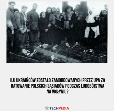 Ilu Ukraińców zostało zamordowanych przez UPA za ratowanie polskich sąsiadów podczas ludobójstwa na Wołyniu?