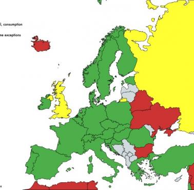 Legalność pornografii w Europie i w basenie Morza Śródziemnego, 2020
