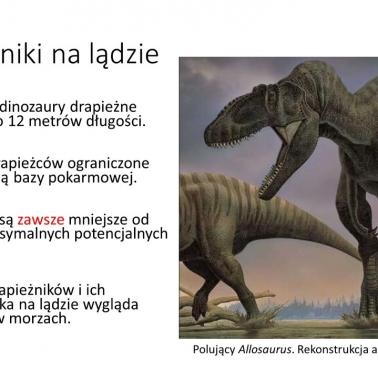 Największe wymarłe zwierzęta,  Morskie potwory ery dinozaurów, Prehistoryczne rekiny ... wykłady dr Daniela Tyborowskiego