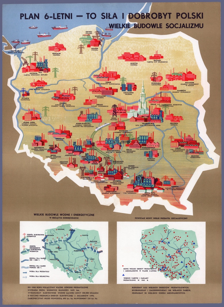 Realizacja w latach 1950–55 planu 6-letniego