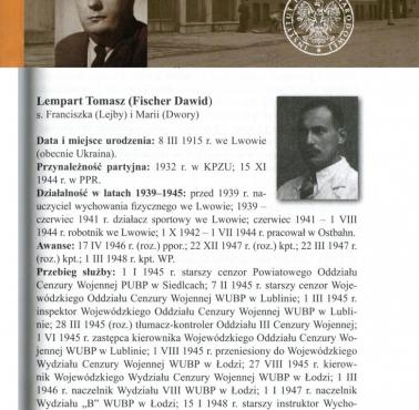 Tomasz Lempart (Fischer Dawid), kapitan UB