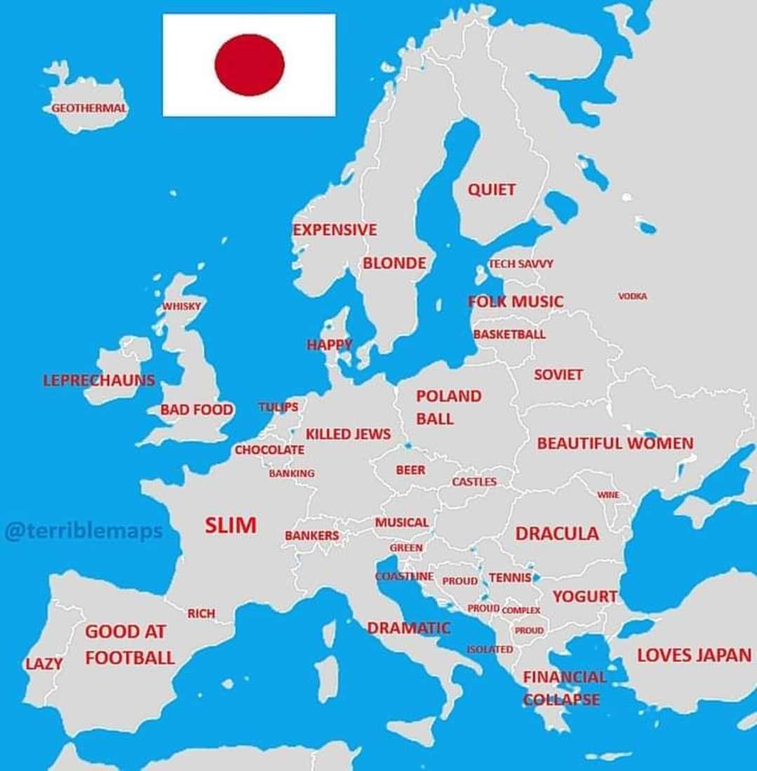 Japońskie stereotypy na temat Europejczyków