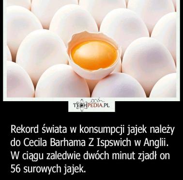 Jaki jest rekord świata w konsumpcji jajek