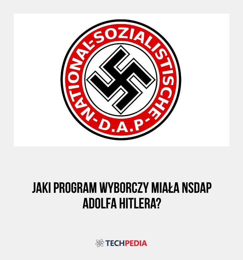 Jaki program wyborczy miała NSDAP Adolfa Hitlera?