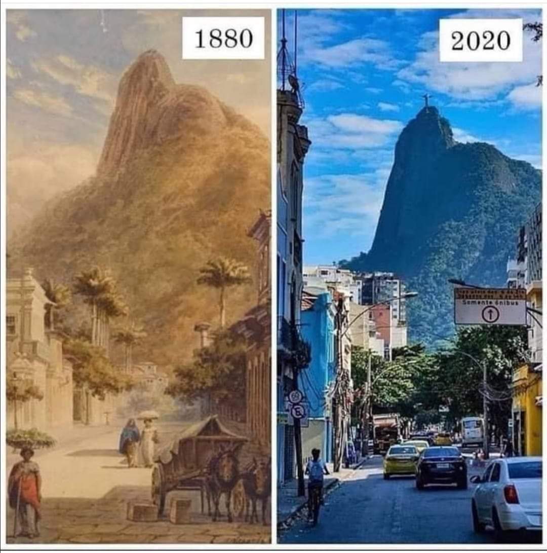 Rio De Janeiro w 1880 i 2020 roku