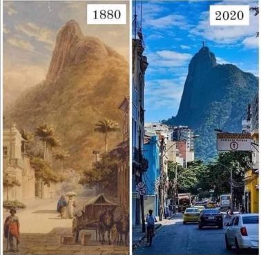 Rio De Janeiro w 1880 i 2020 roku