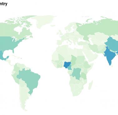 Liczba języków w poszczególnych państwach świata (różnorodność językowa)