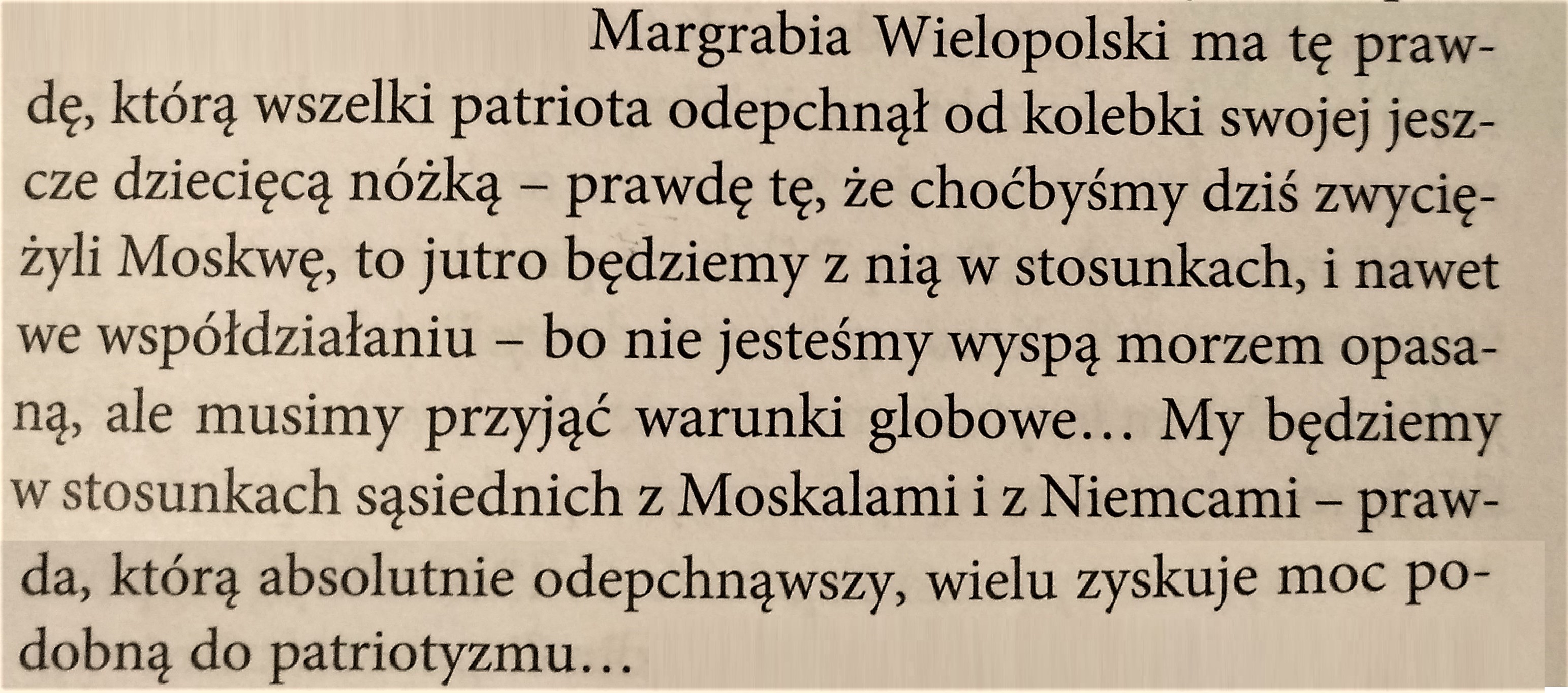 Cyprian K. Norwid o margrabim Wielopolskim