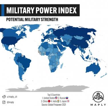 Ranking Global Firepower (siły wojska) z 2021 roku