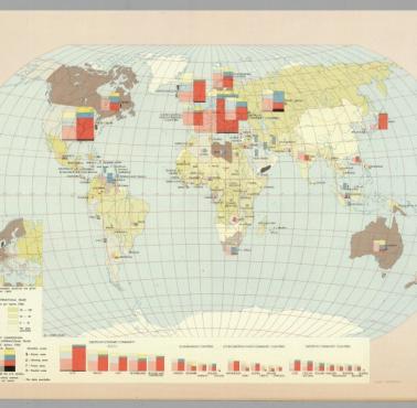 Geopolityka: Szczegółowa mapa handlu międzynarodowego z 1967 roku