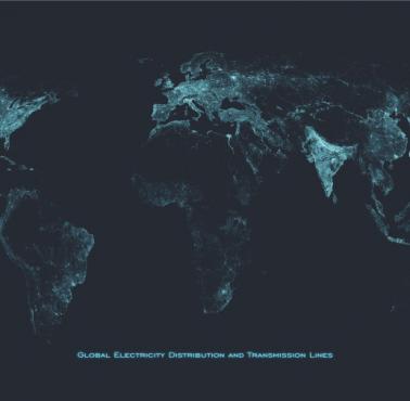 Sieci energii elektrycznej i linie przesyłowe na całym świecie, 2020