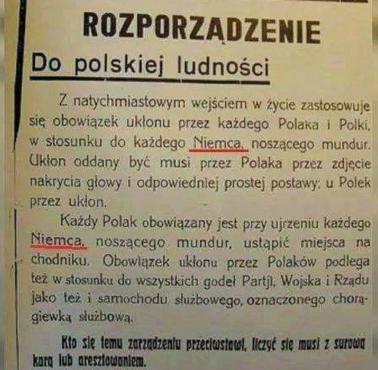 Okupacja ... do ludności polskiej