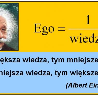 Albert Einstein w książce "Bóg a nauka" - Bóg nie stworzył zła. Zło pojawia się w momencie ...