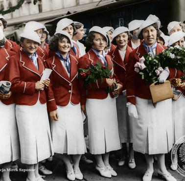 Żeńska reprezentacja Polski, na Letnich Igrzyskach Olimpijskich w Berlinie w 1936 roku.