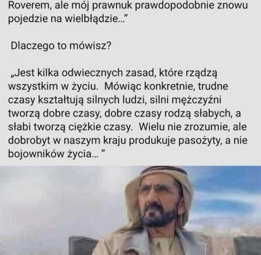 Władca Dubaju szejk Muhammad ibn Raszid al-Maktum o przyszłości