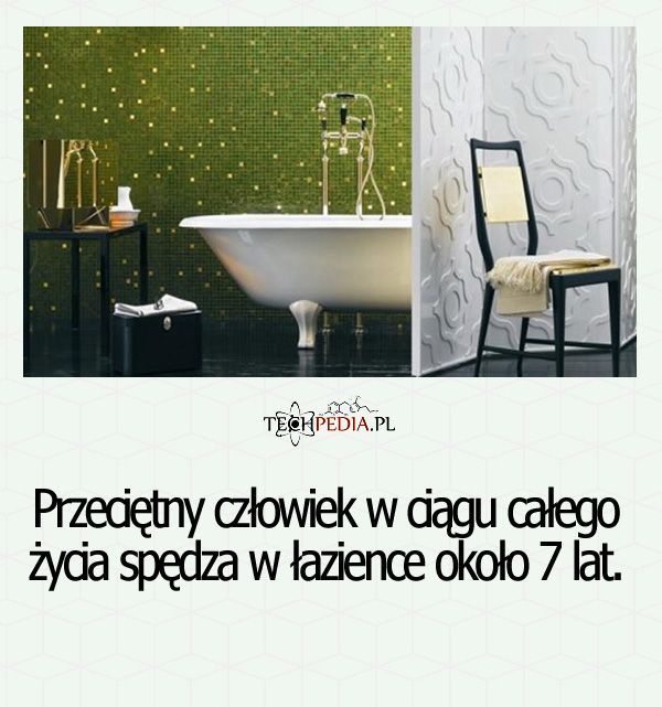 Przeciętny człowiek w ciągu całego życia spędza ...
